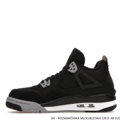 Air Jordan 4 Retro SE "Black Canvas" GS