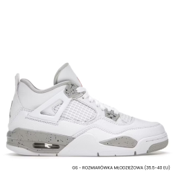 Air Jordan 4 Retro "White Oreo" GS