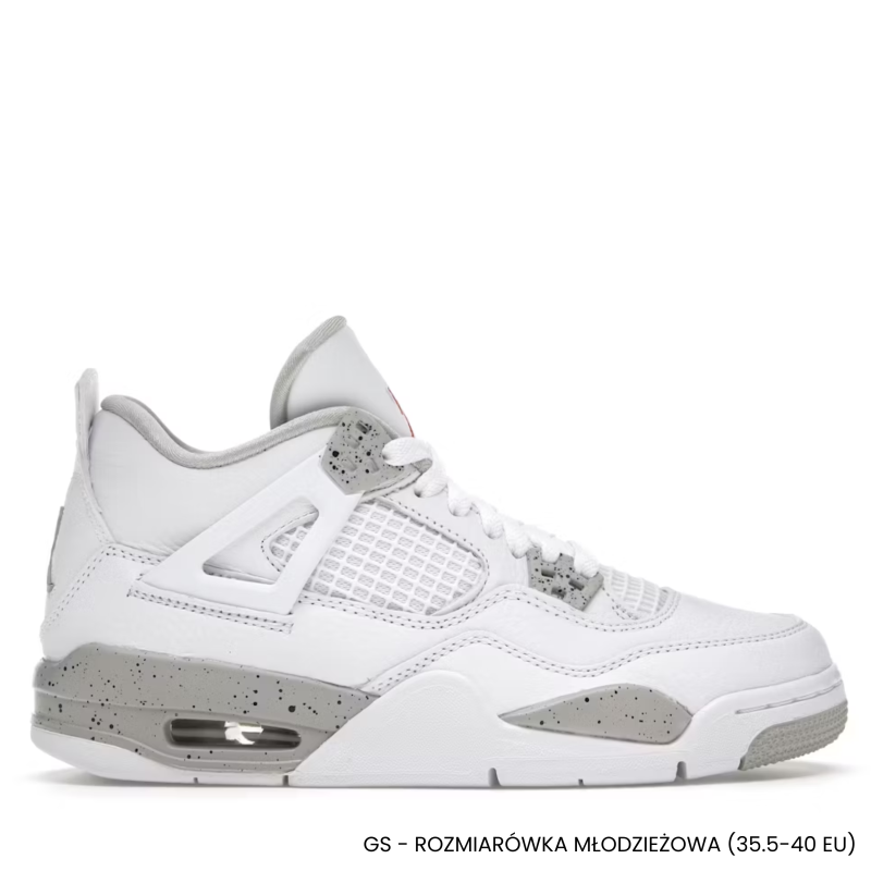 Air Jordan 4 Retro "White Oreo" GS