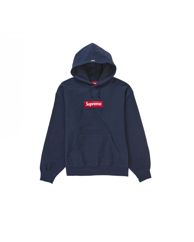 Supreme Box Logo Hooded Sweatshirt (FW24) "Navy"
