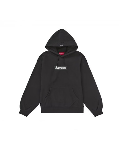 Supreme Box Logo Hooded Sweatshirt (FW24) "Black"