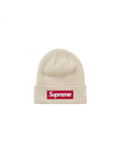 Supreme New Era Box Logo Beanie (FW24) "Stone"