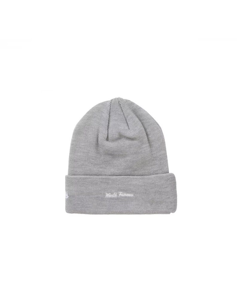 Supreme New Era Box Logo Beanie (FW24) "Heather Grey"