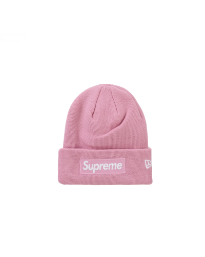 Supreme New Era Box Logo Beanie (FW24) "Dusty Pink"