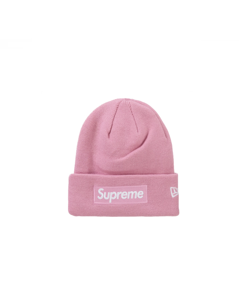 Supreme New Era Box Logo Beanie (FW24) "Dusty Pink"