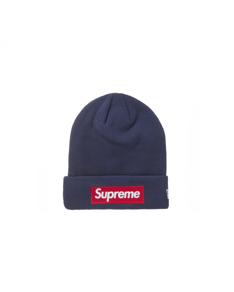 Supreme New Era Box Logo Beanie (FW24) "Navy"
