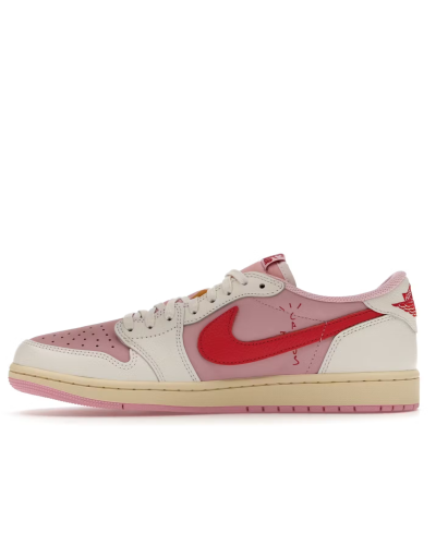Jordan 1 Retro Low OG SP Travis Scott Sail Tropical Pink